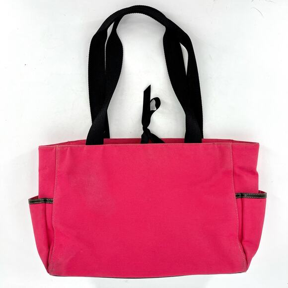 Kate Spade Handbags - Kate Spade hot pink canvas picnic tote